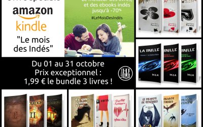 Le mois des Indés sur Amazon Kindle : nos deux trilogies en promotion